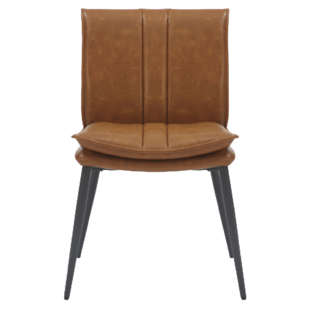 Lansdowne Leather Effect Tan Dining Chair