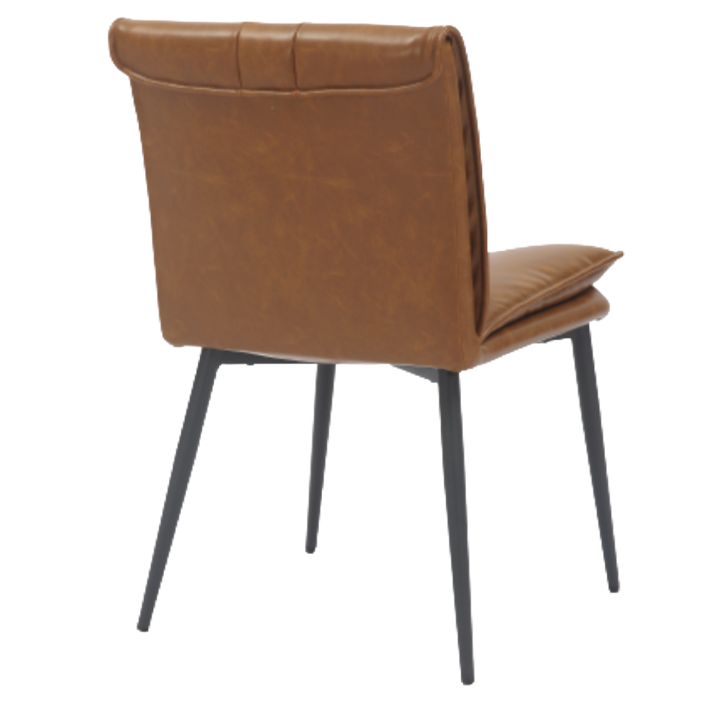Lansdowne Leather Effect Tan Dining Chair