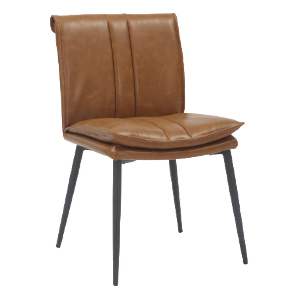 Lansdowne Leather Effect Tan Dining Chair