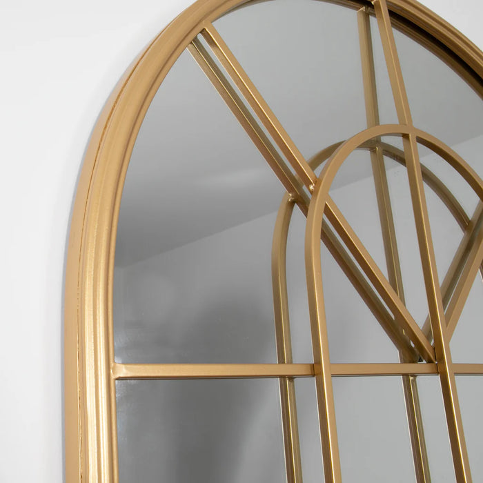 Gold Arched Rome Mirror