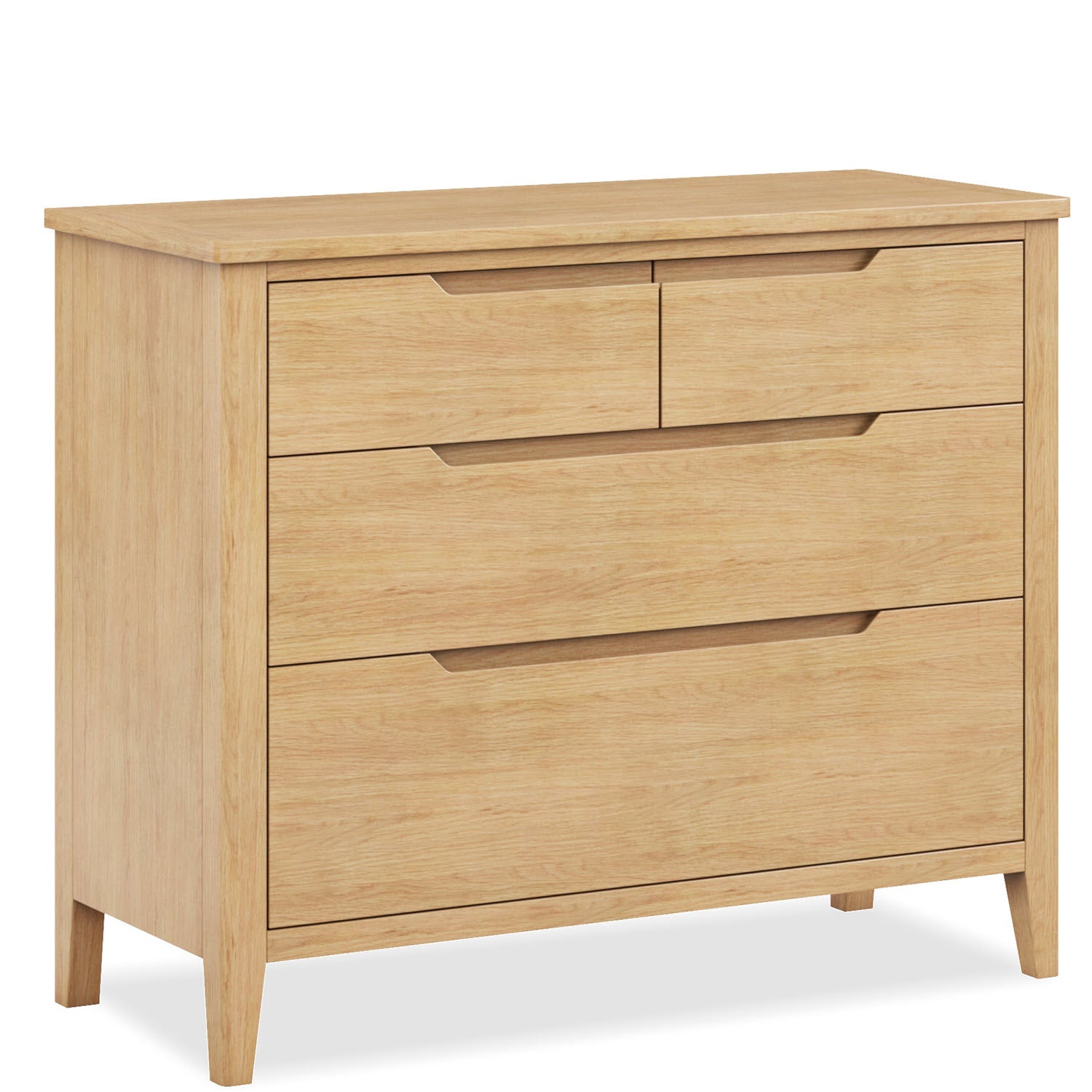 Harkus Oak 4 Drawer  Chest