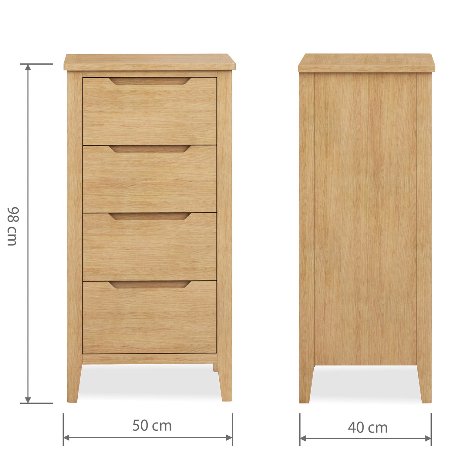 Harkus Oak Tall Chest