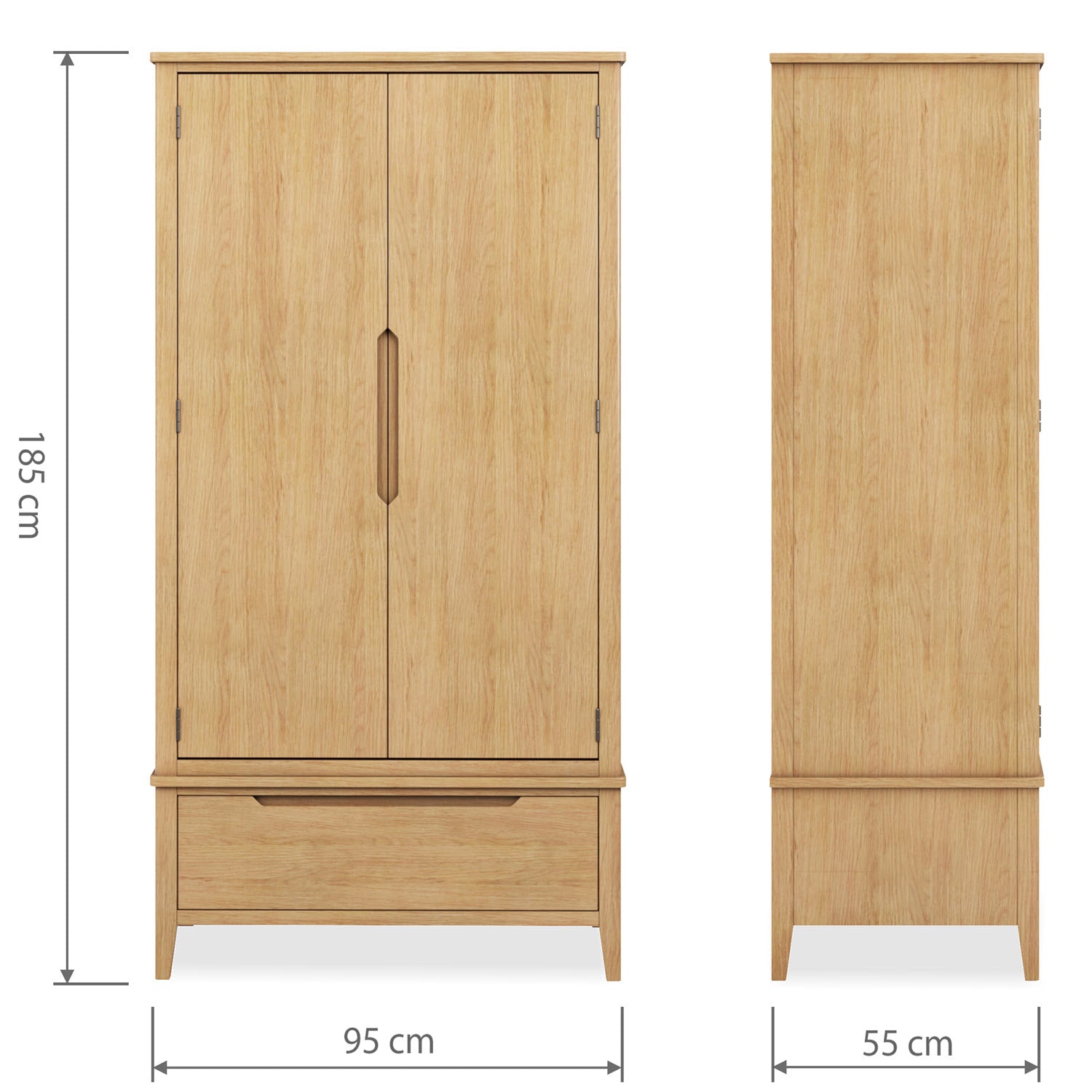Harkus Oak Wardrobe