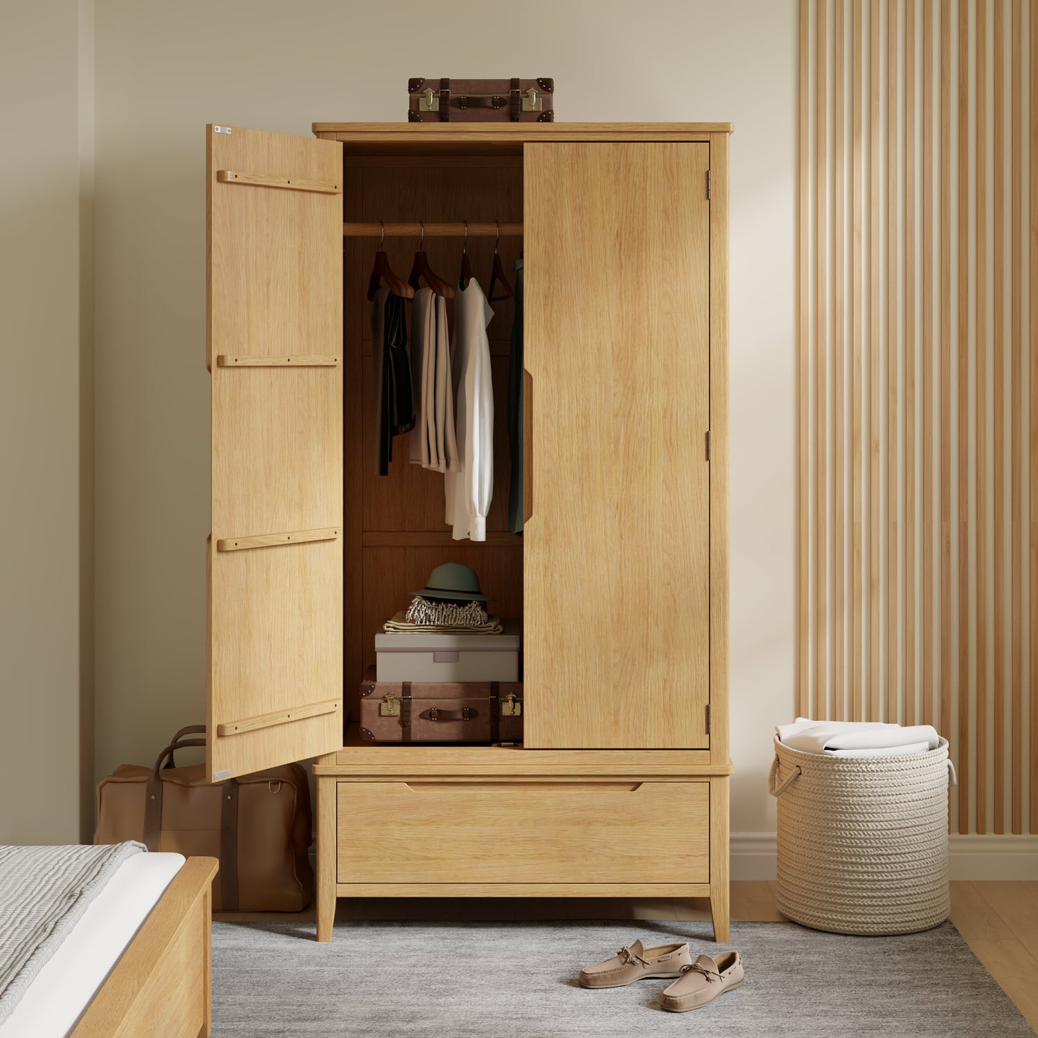 Harkus Oak Wardrobe
