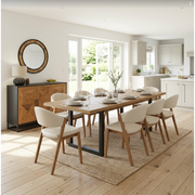 Indus Rustic Oak 6-8 Dining Table