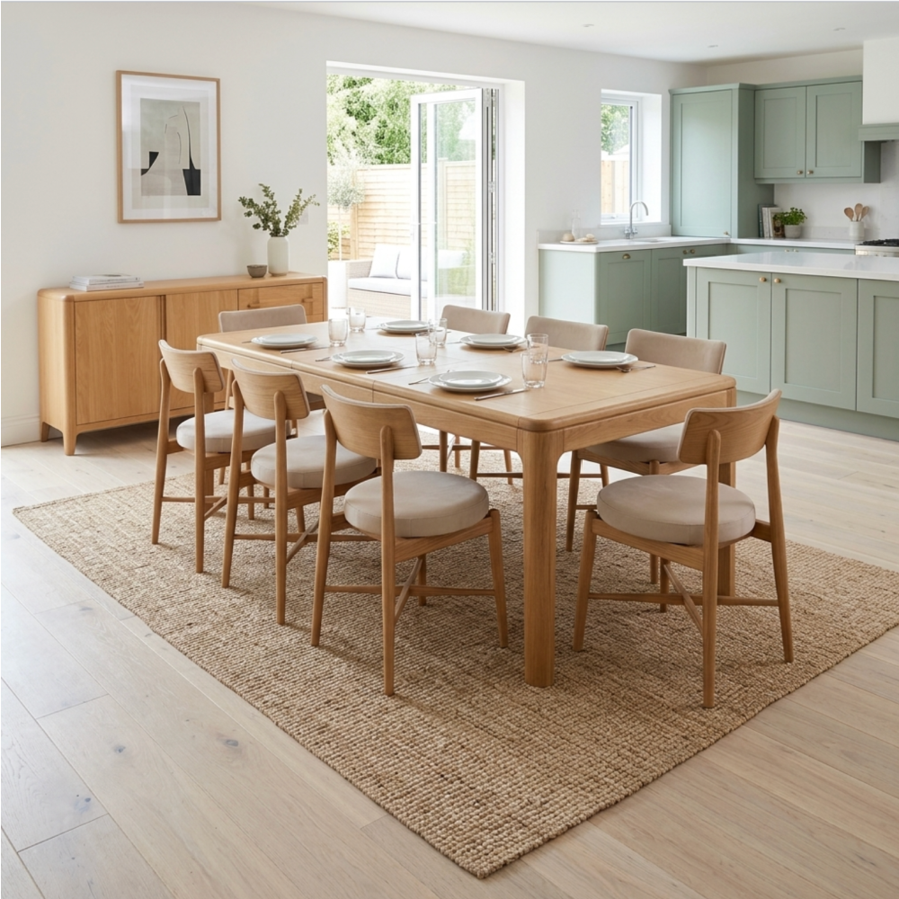 Set of 8 G-PLAN G Plan Flora Dining Chair Taupe