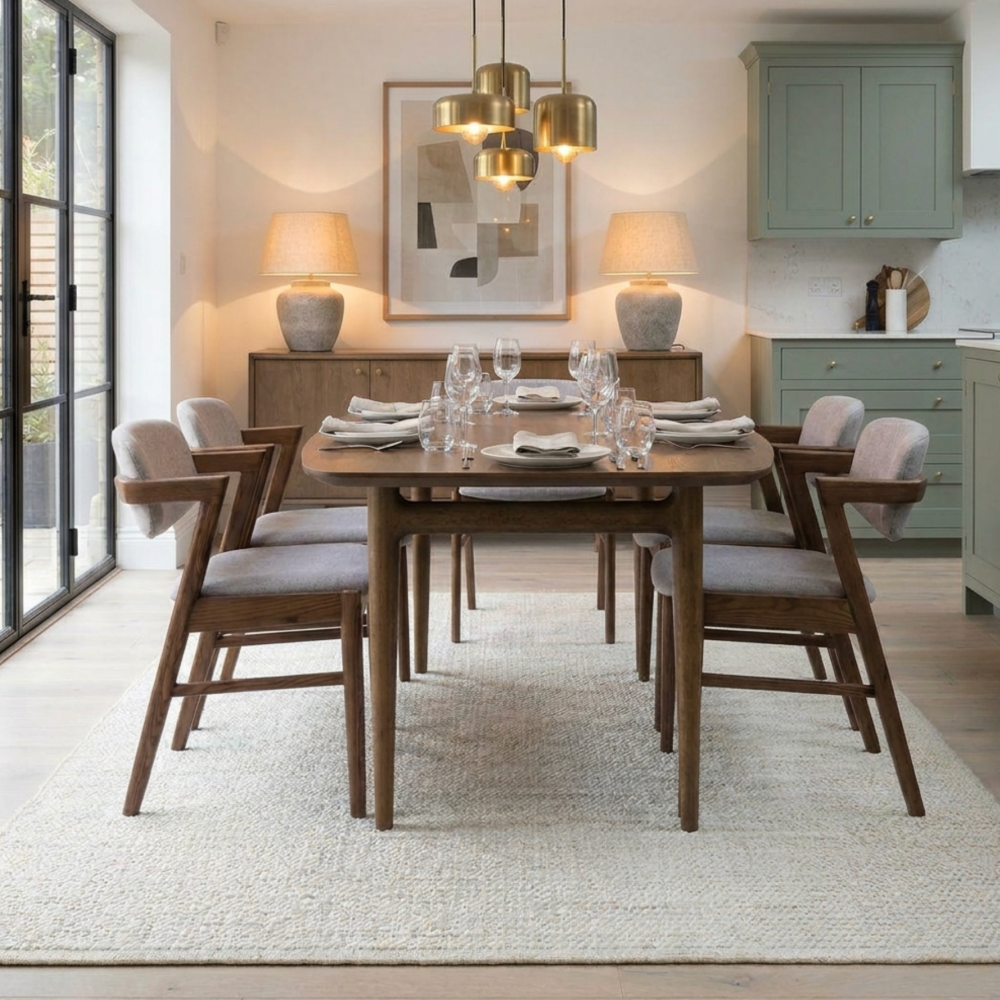 G-PLAN Marlow Extending 160/215 table and 4 darcy chairs package