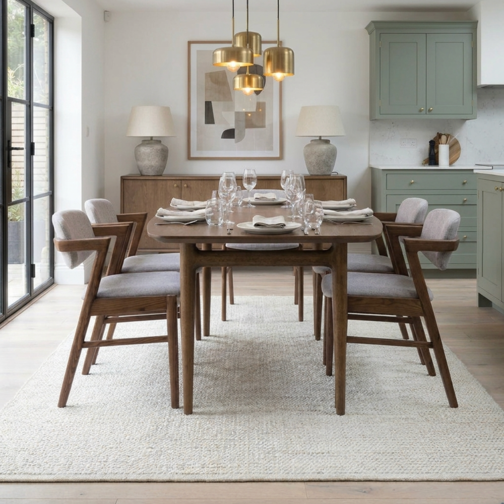 G-PLAN Marlow Extending 160/215 table and 4 darcy chairs package