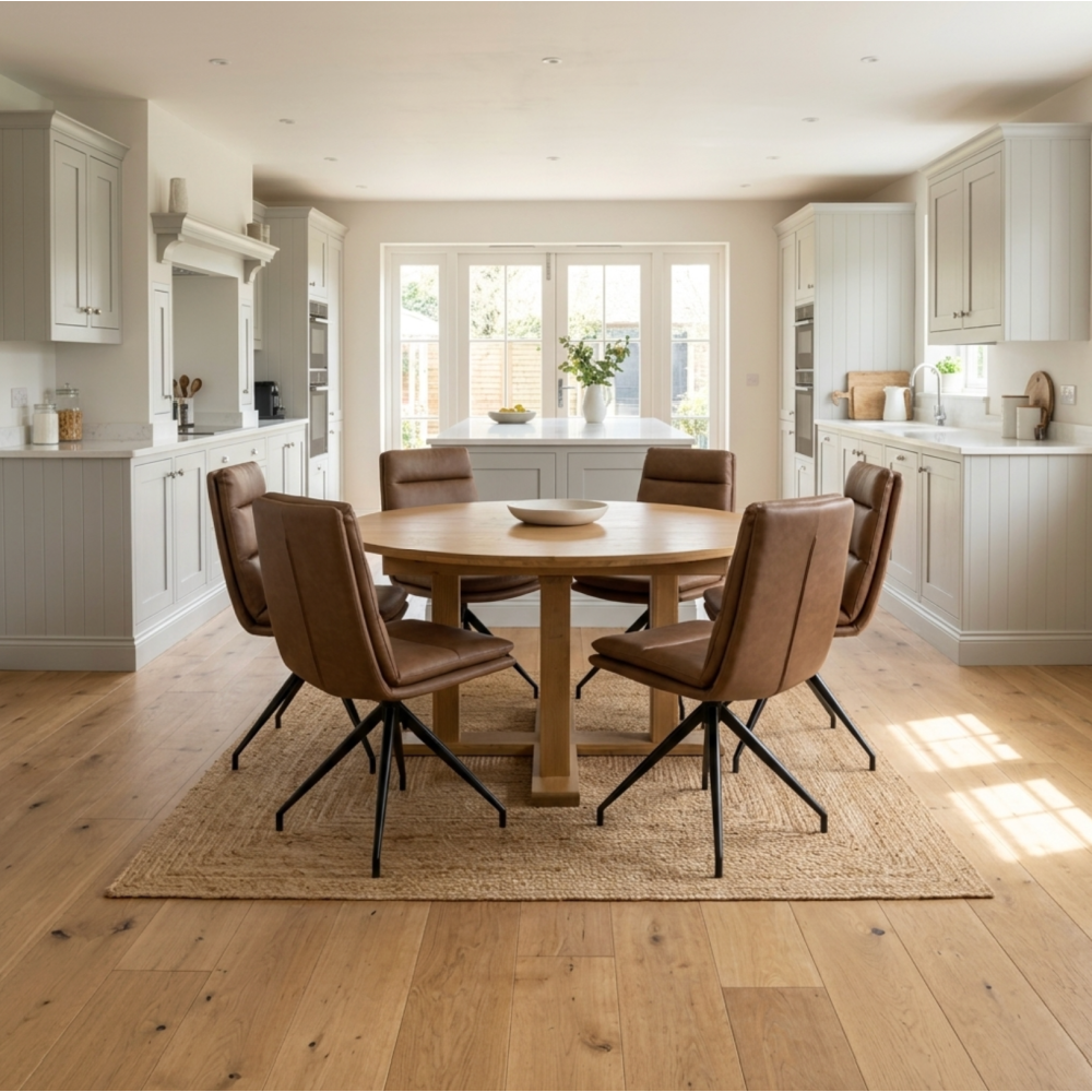 Madrid Round Dining Table 1600mm Clearance 50% off