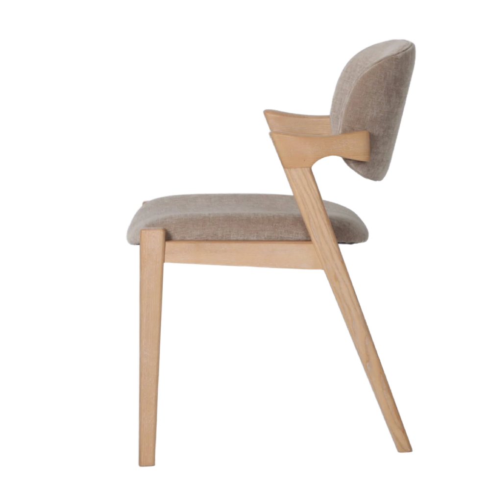 Mila Mink Easy Clean Fabric Dining Chair !New!