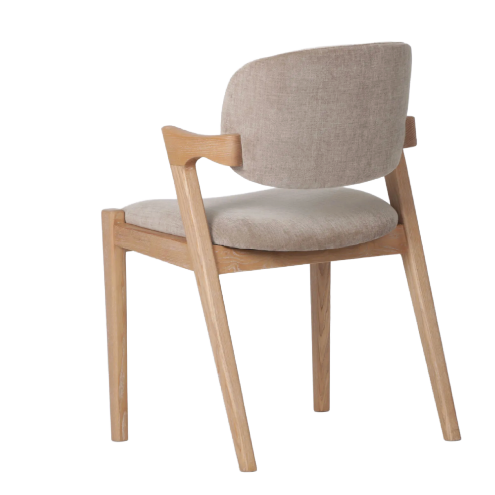 Mila Mink Easy Clean Fabric Dining Chair !New!