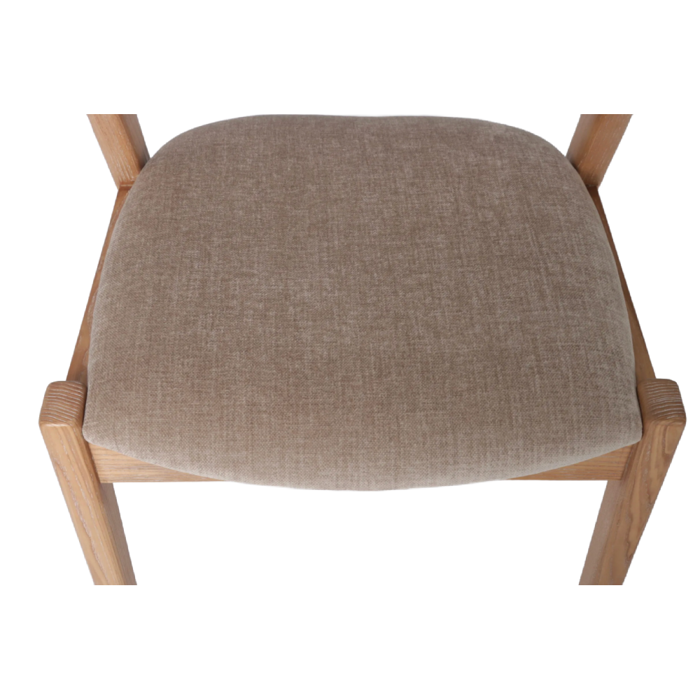 Mila Mink Easy Clean Fabric Dining Chair !New!