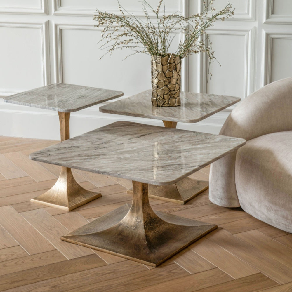 Morchino Marble Side Table 44cm