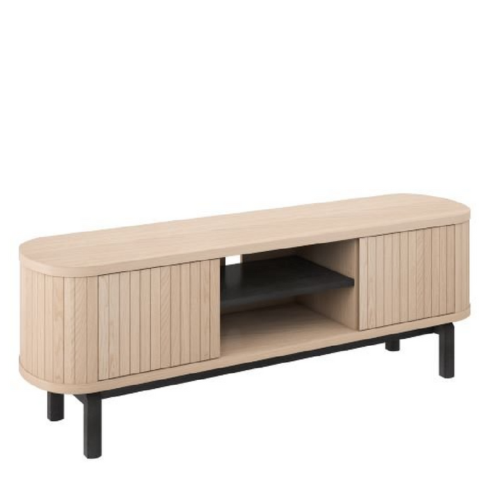 Vega Scandi Oak & Peppercorn Entertainment Unit