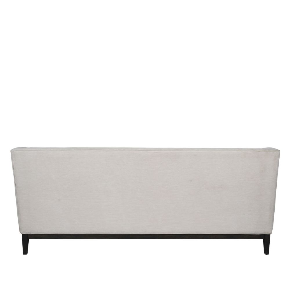 Theodore Buttoned Sofa in Ivory Fabric 200cm
