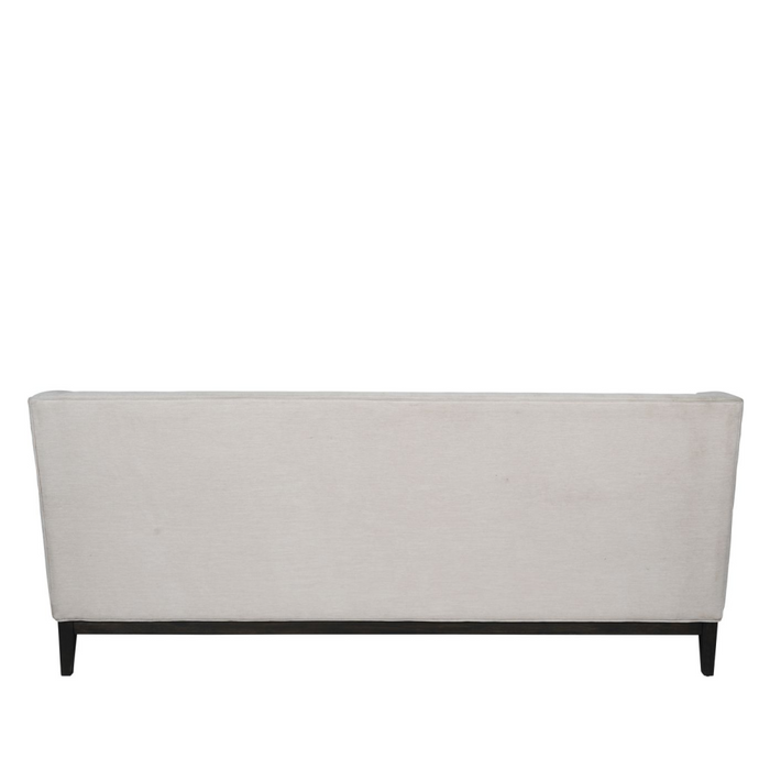 Theodore Buttoned Sofa in Ivory Fabric 200cm