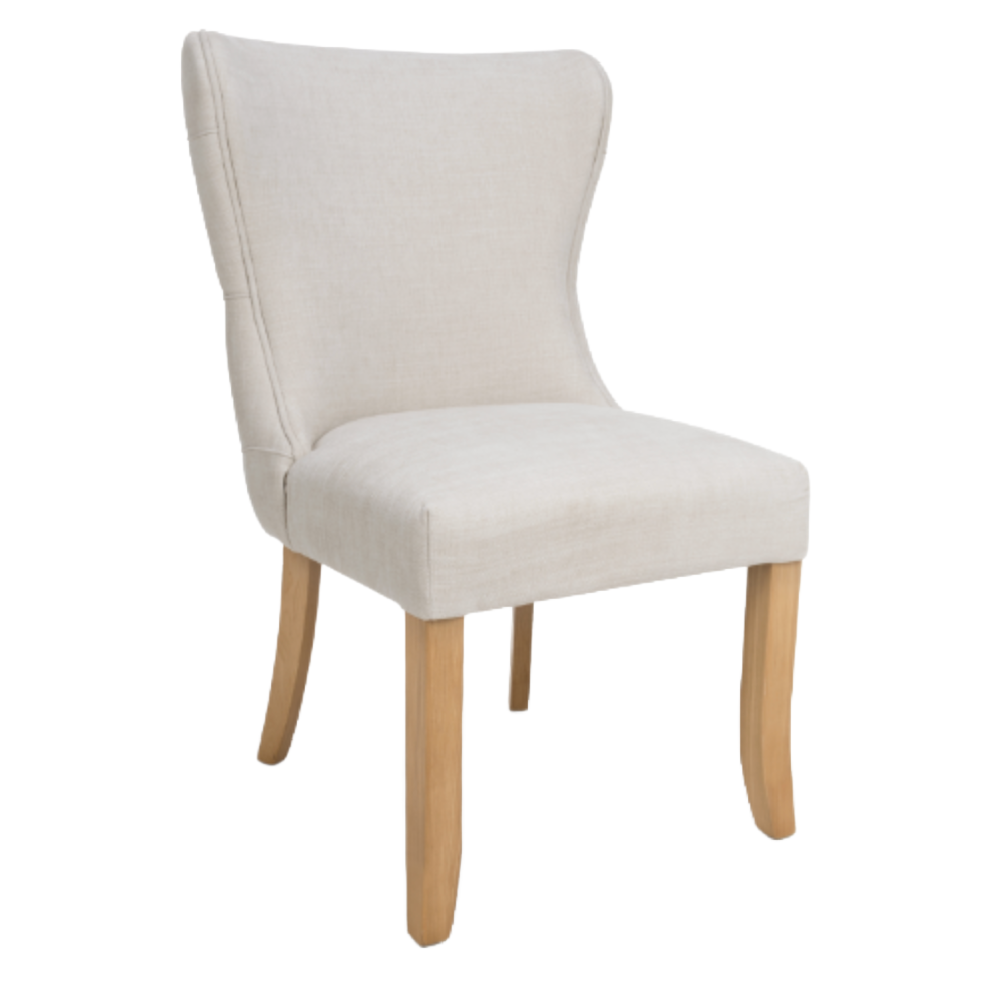 Cole  Natural Weave Button back chair