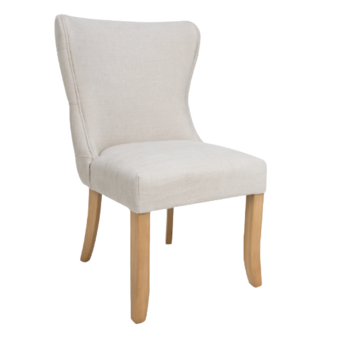 Cole  Natural Weave Button back chair