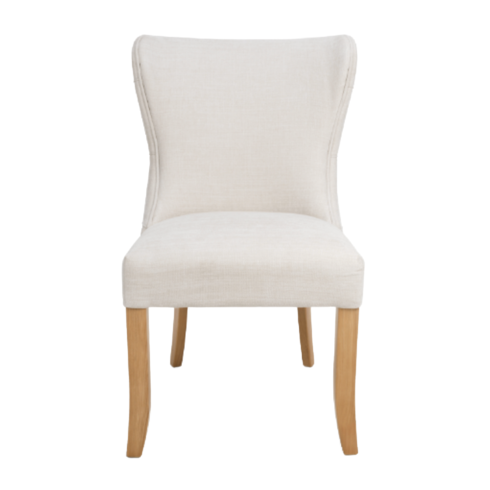 Cole  Natural Weave Button back chair