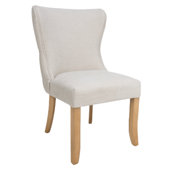 Cole  Natural Weave Button back chair