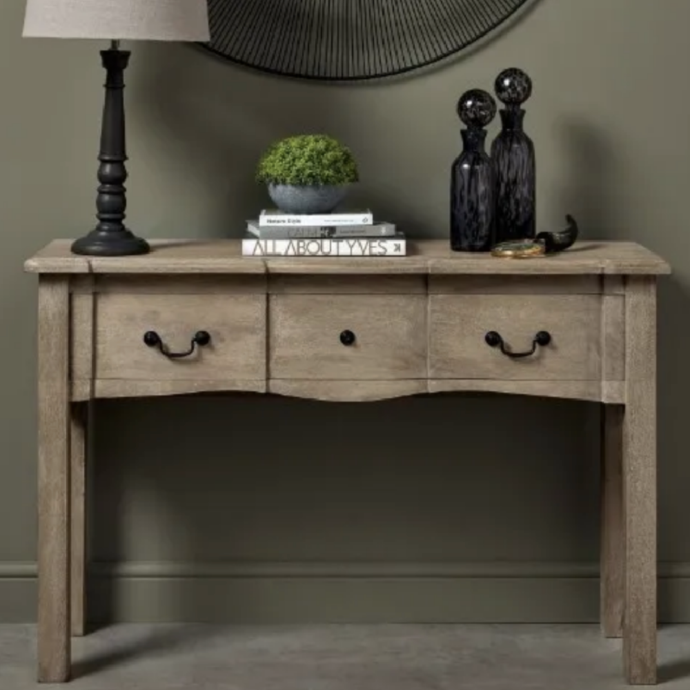 Copgrove Collection 3 Drawer Console