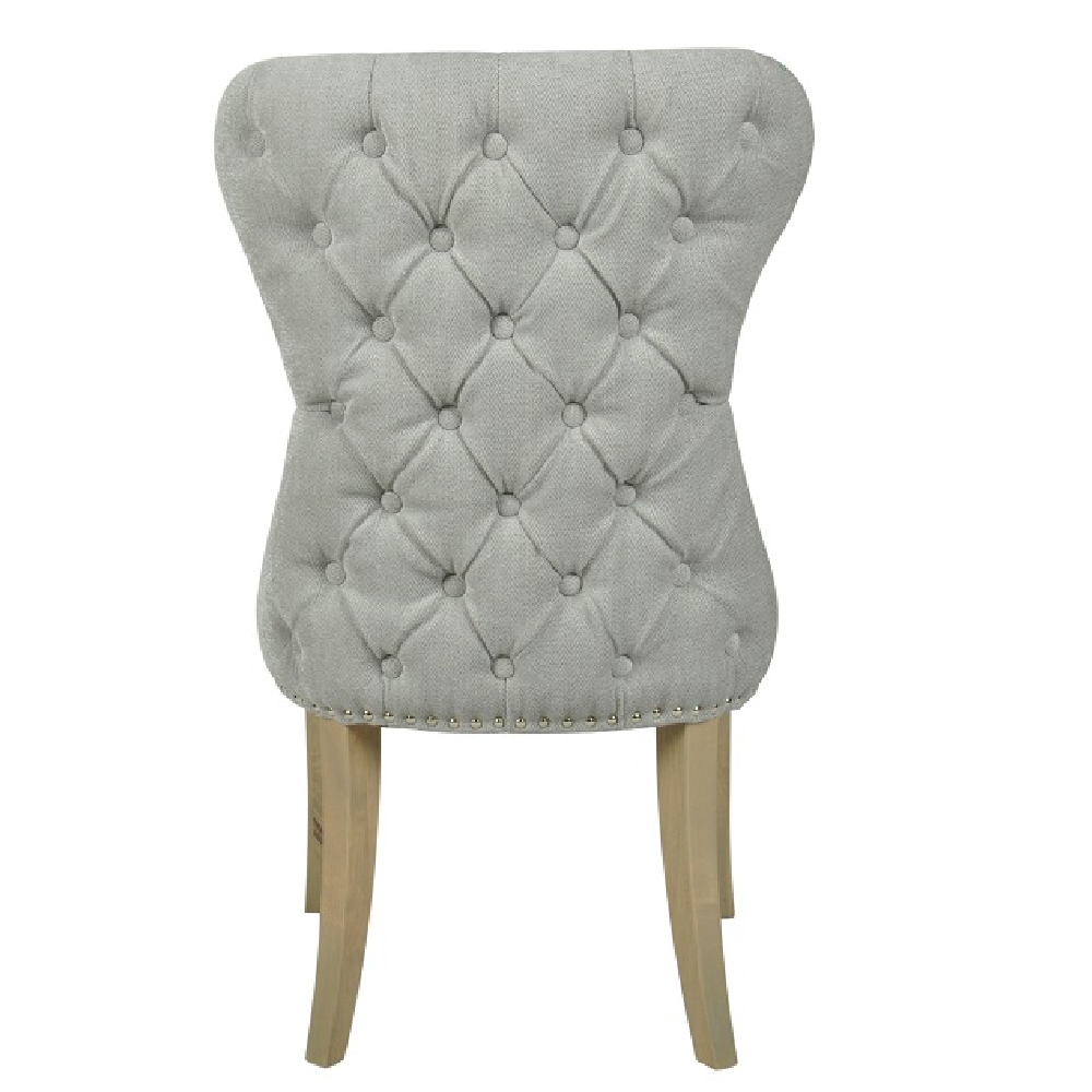Guia Grey Button Back Dining Chair
