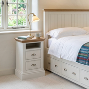 New England Painted 2 draweropen top bedside