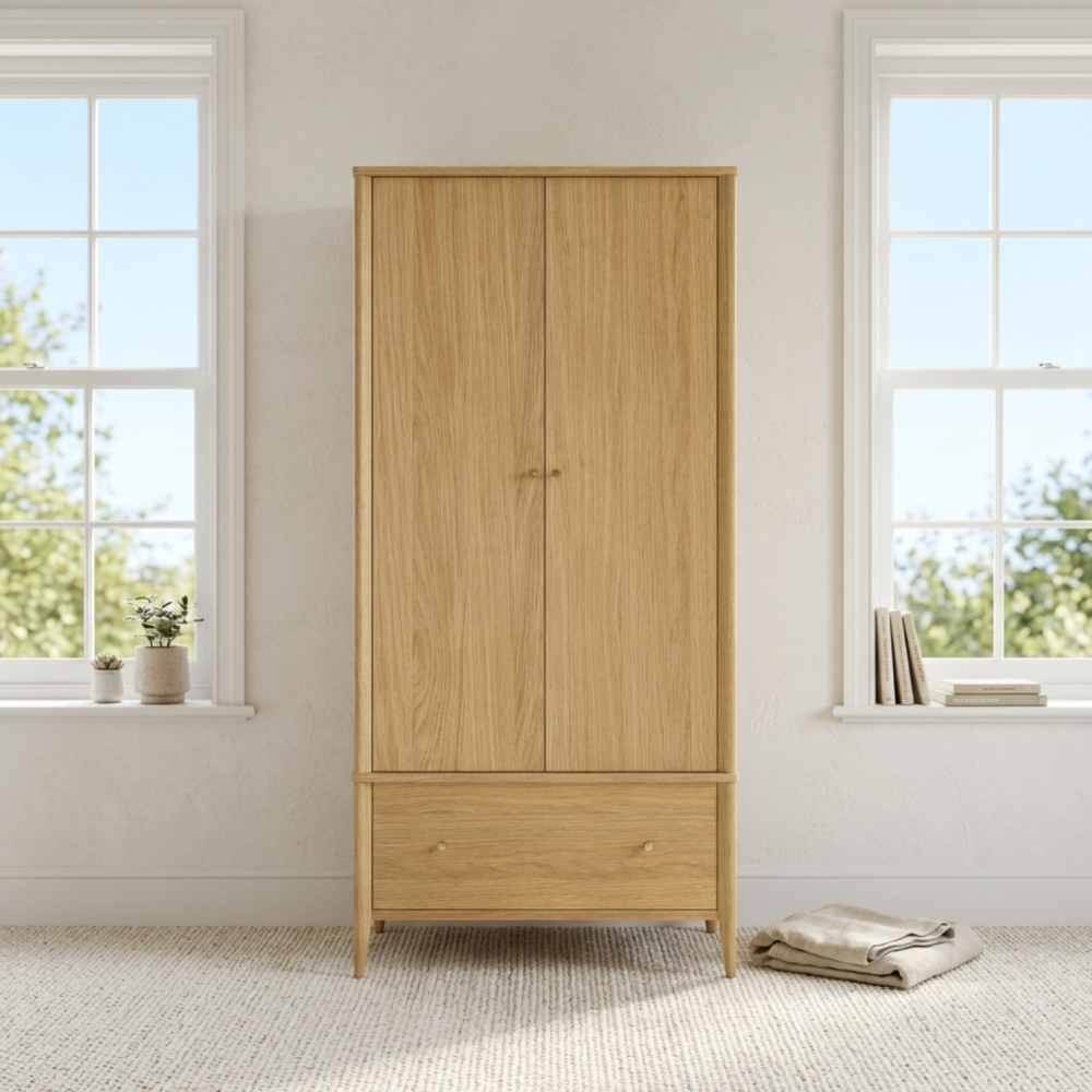 Nord oak wardrobe