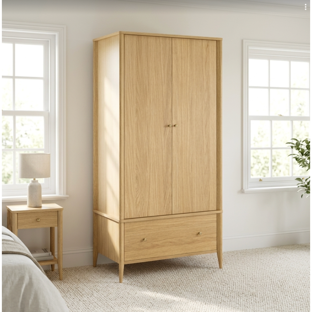 Nord oak wardrobe