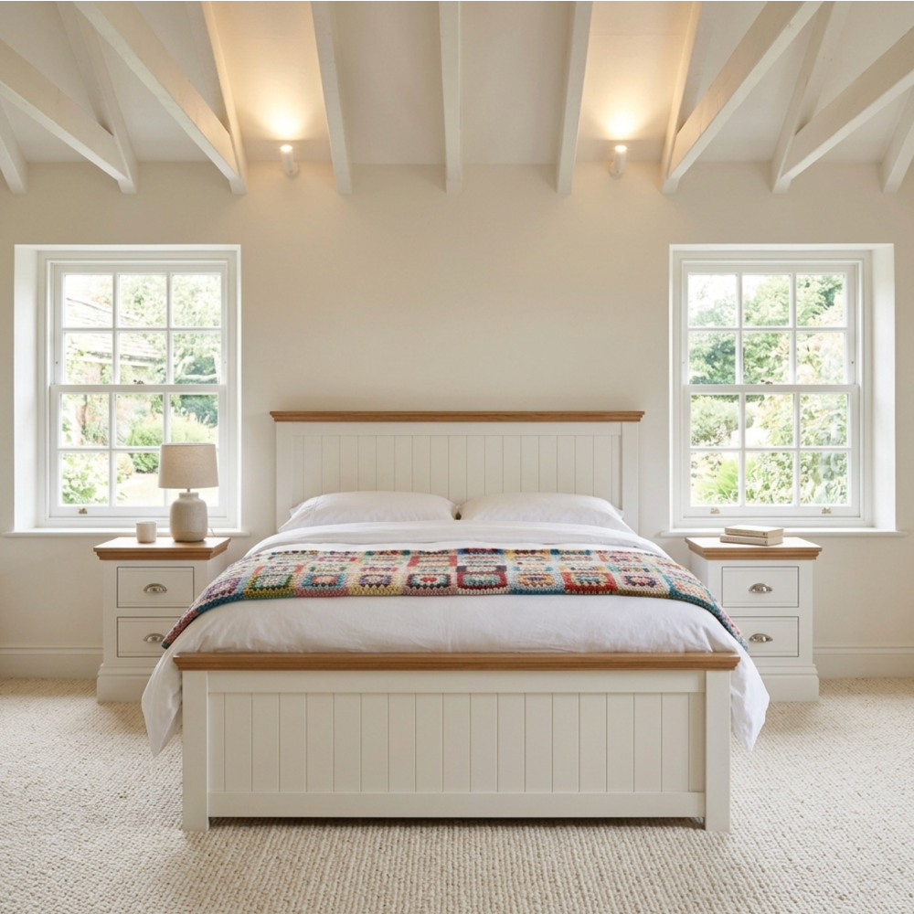 New England Painted Bedstead