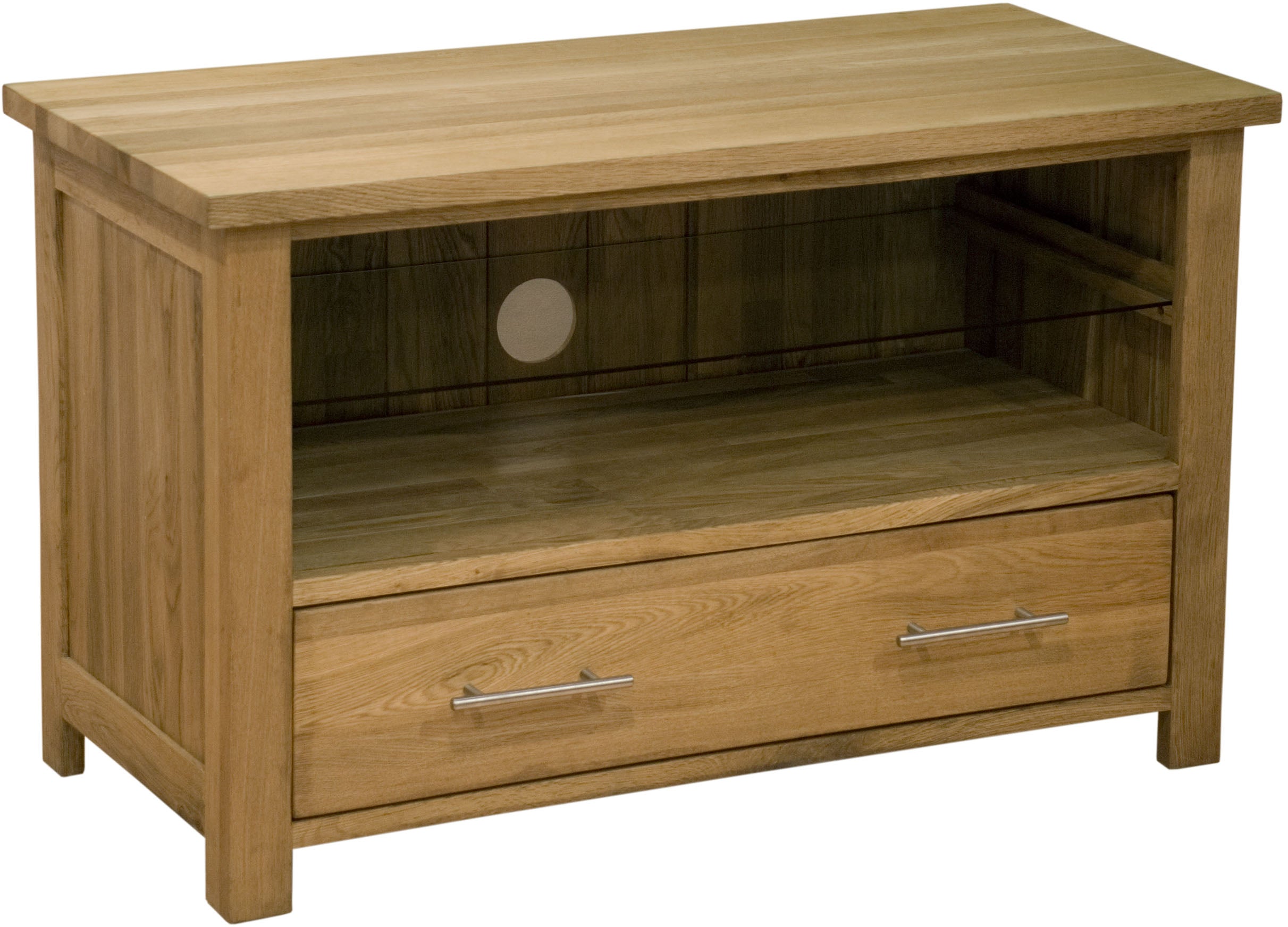 Opus TV Cabinet in Solid Oak