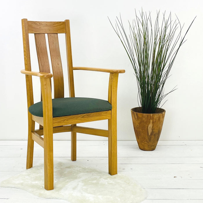 Bergen Solid Oak Carver Chair