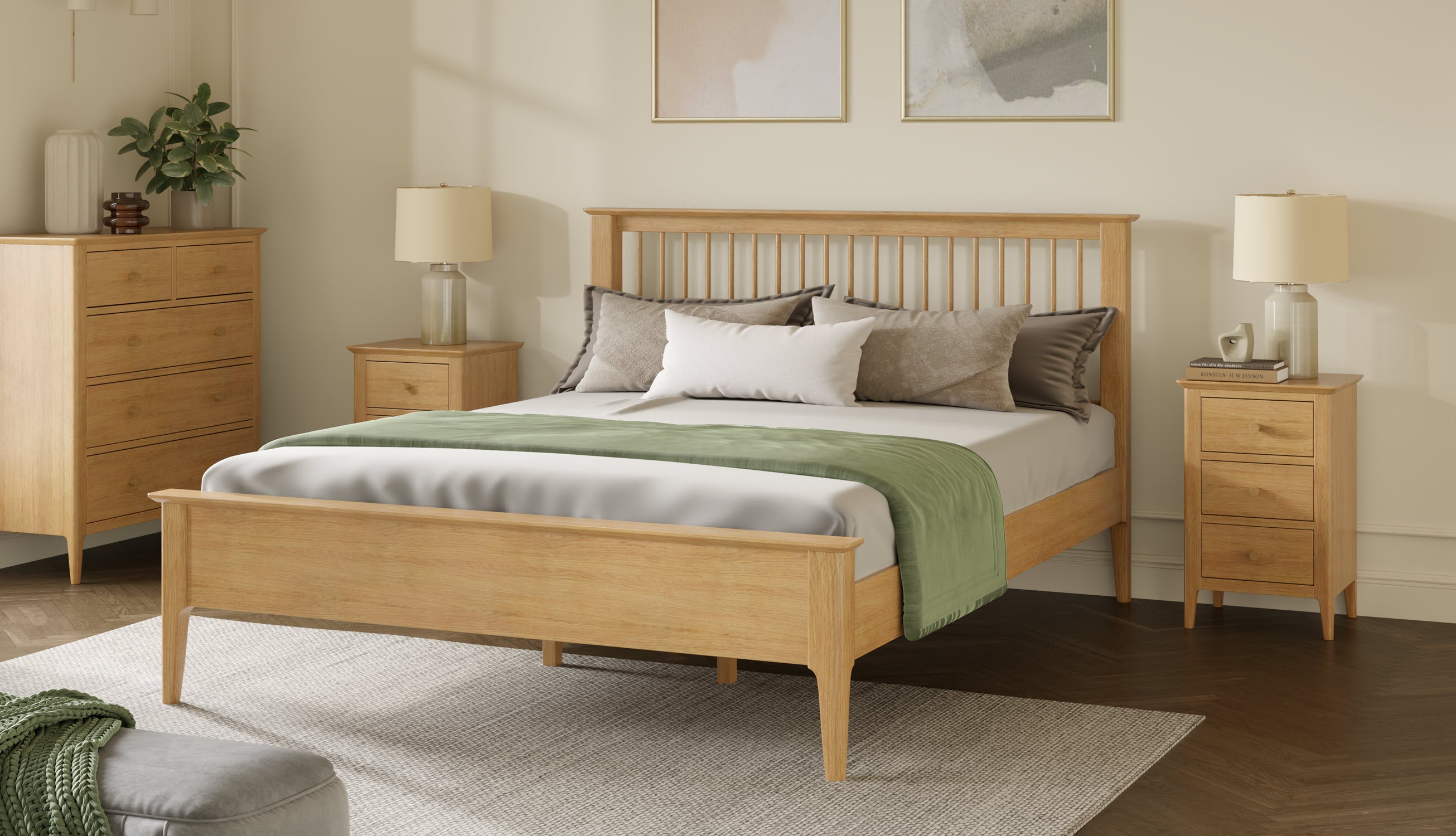 Markhus Kingsize 5' Low Footend Bed