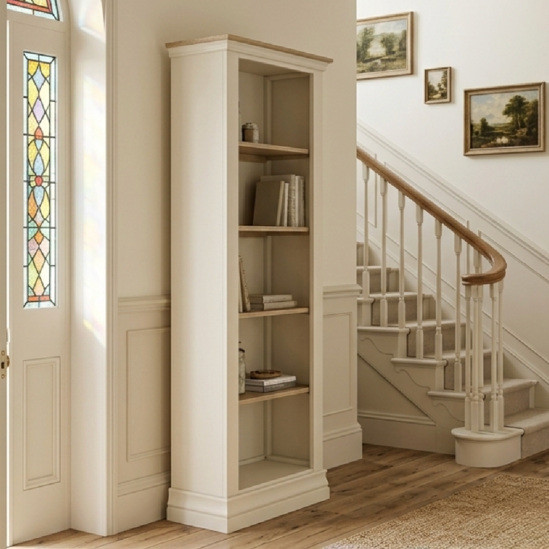 Provence Narrow Tall Bookcase