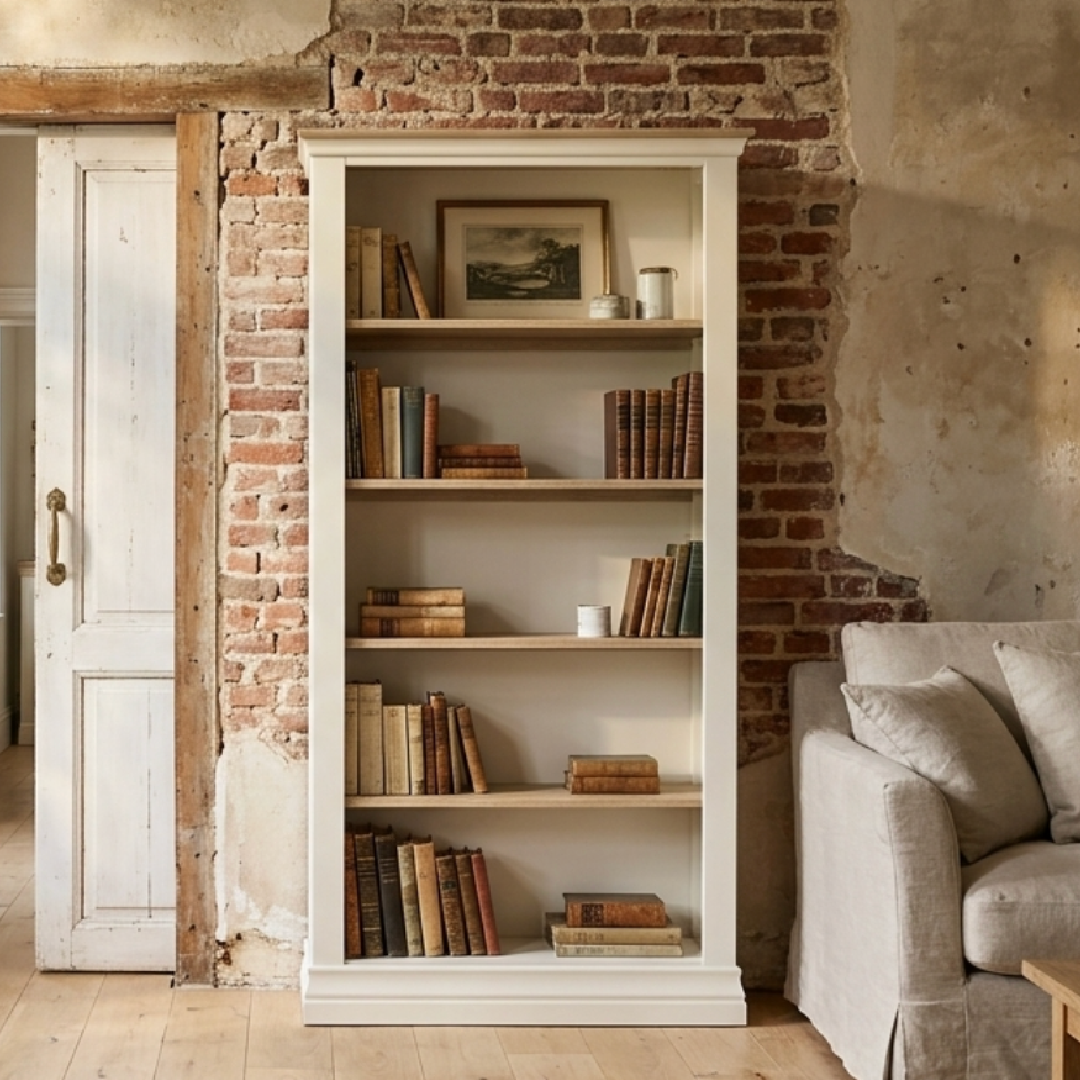 Provence tall Wide Bookcase