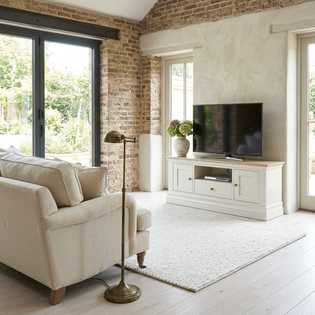 Provence 120cm small tv unit