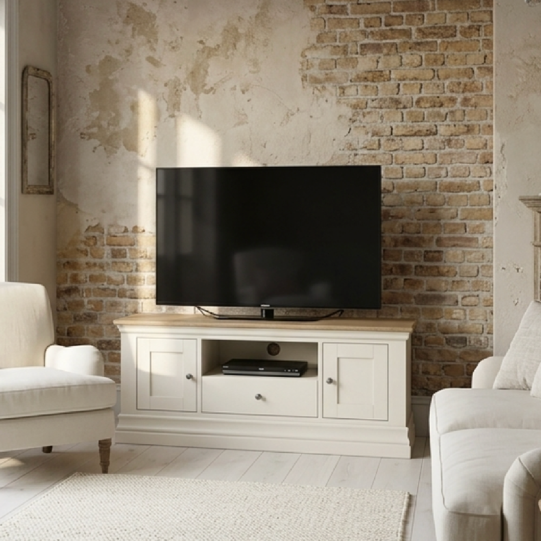 Provence 120cm small tv unit