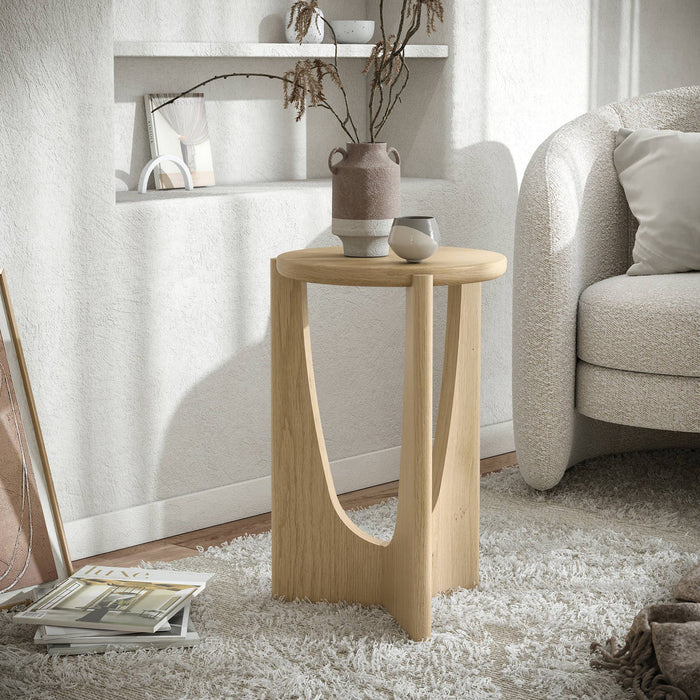 California Oak Side Table