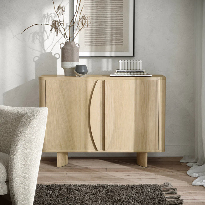 California Oak 2 Door Sideboard !! New In !!