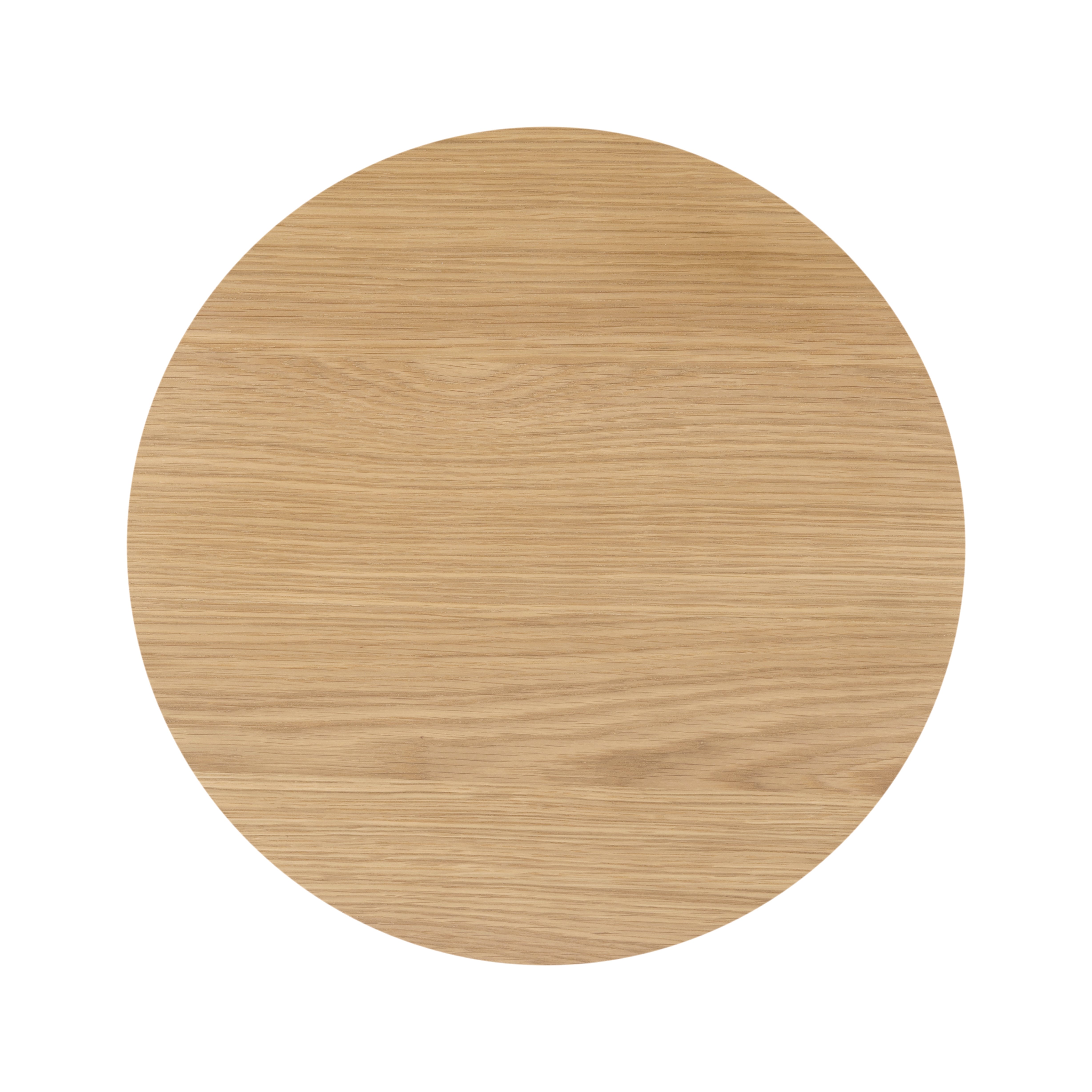 Soho Oak Round Table With Drawer
