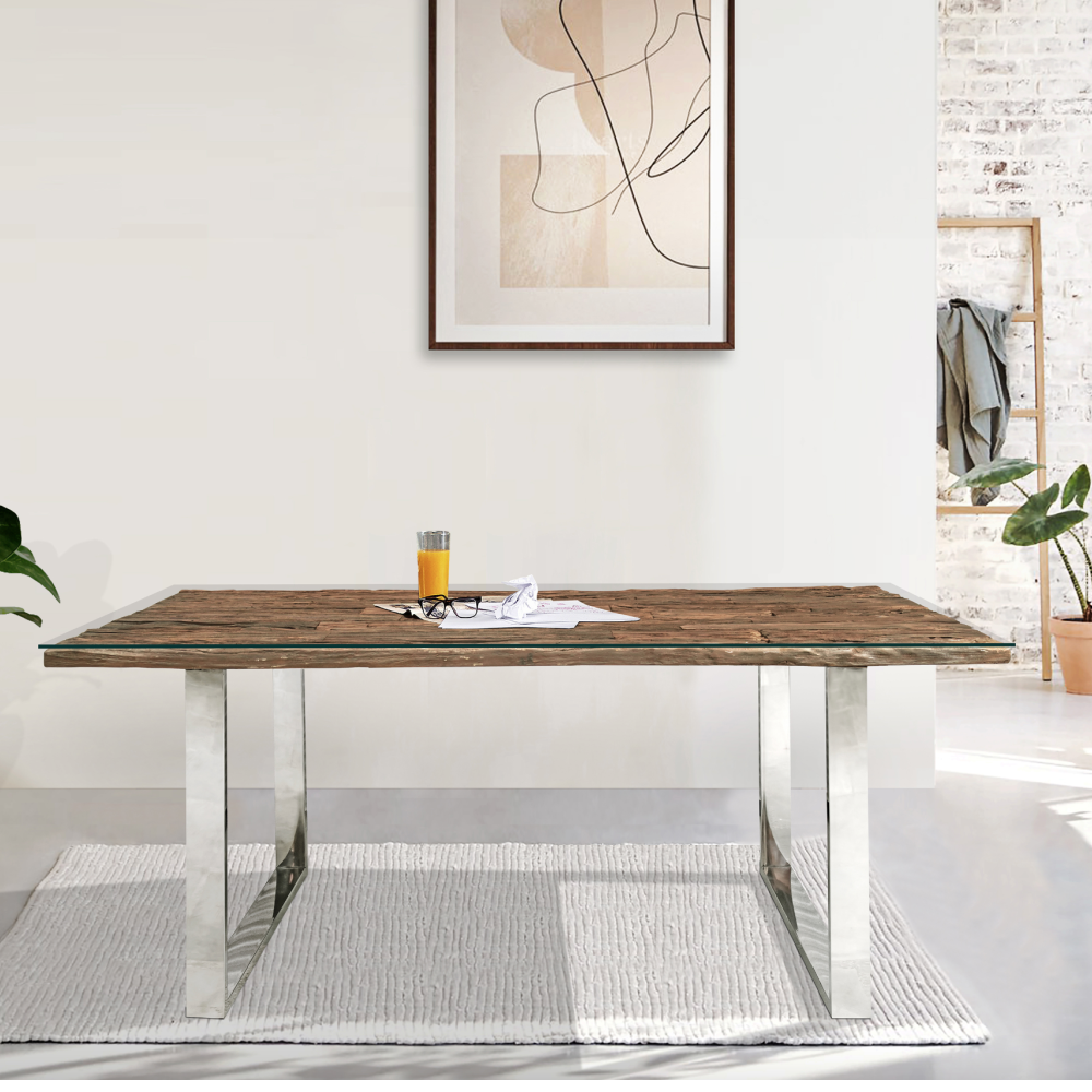 Railway Sleeper 6 Seater Dining Table