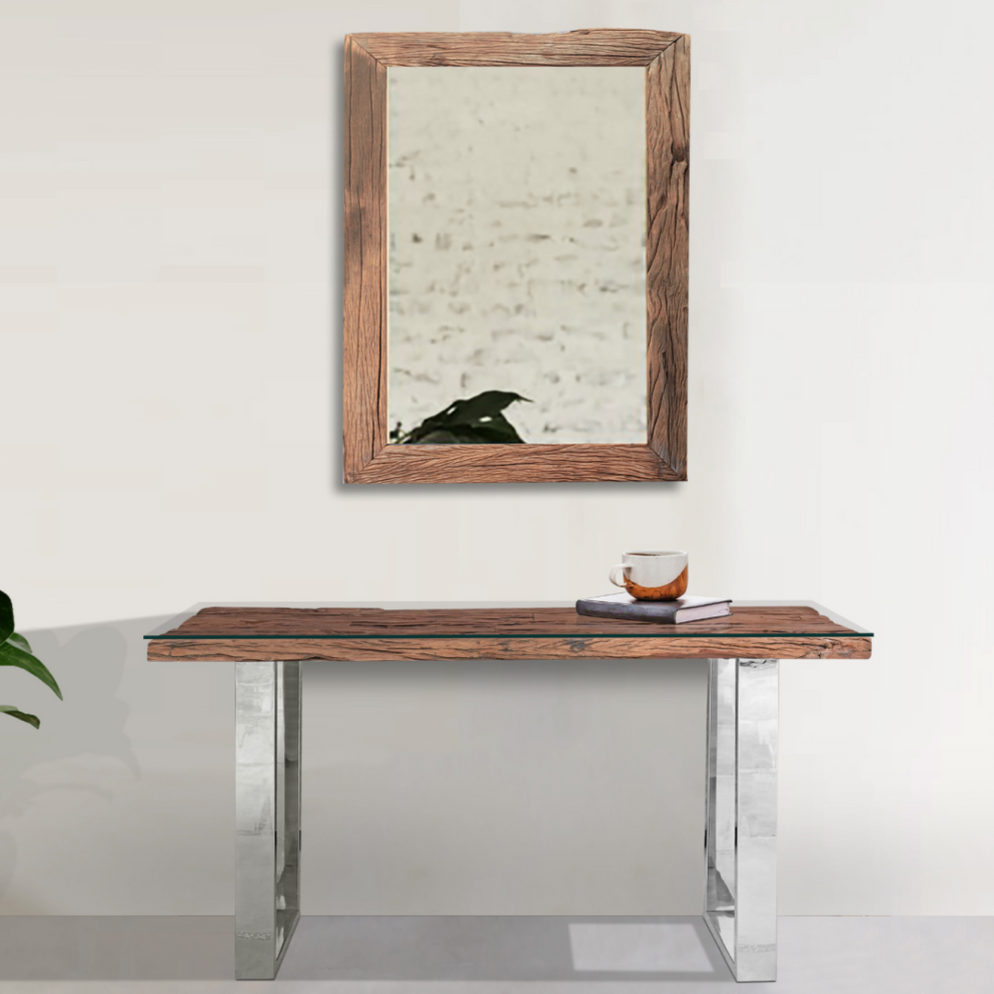 Indus Valley Railway Sleeper Console Table — hopofurniture