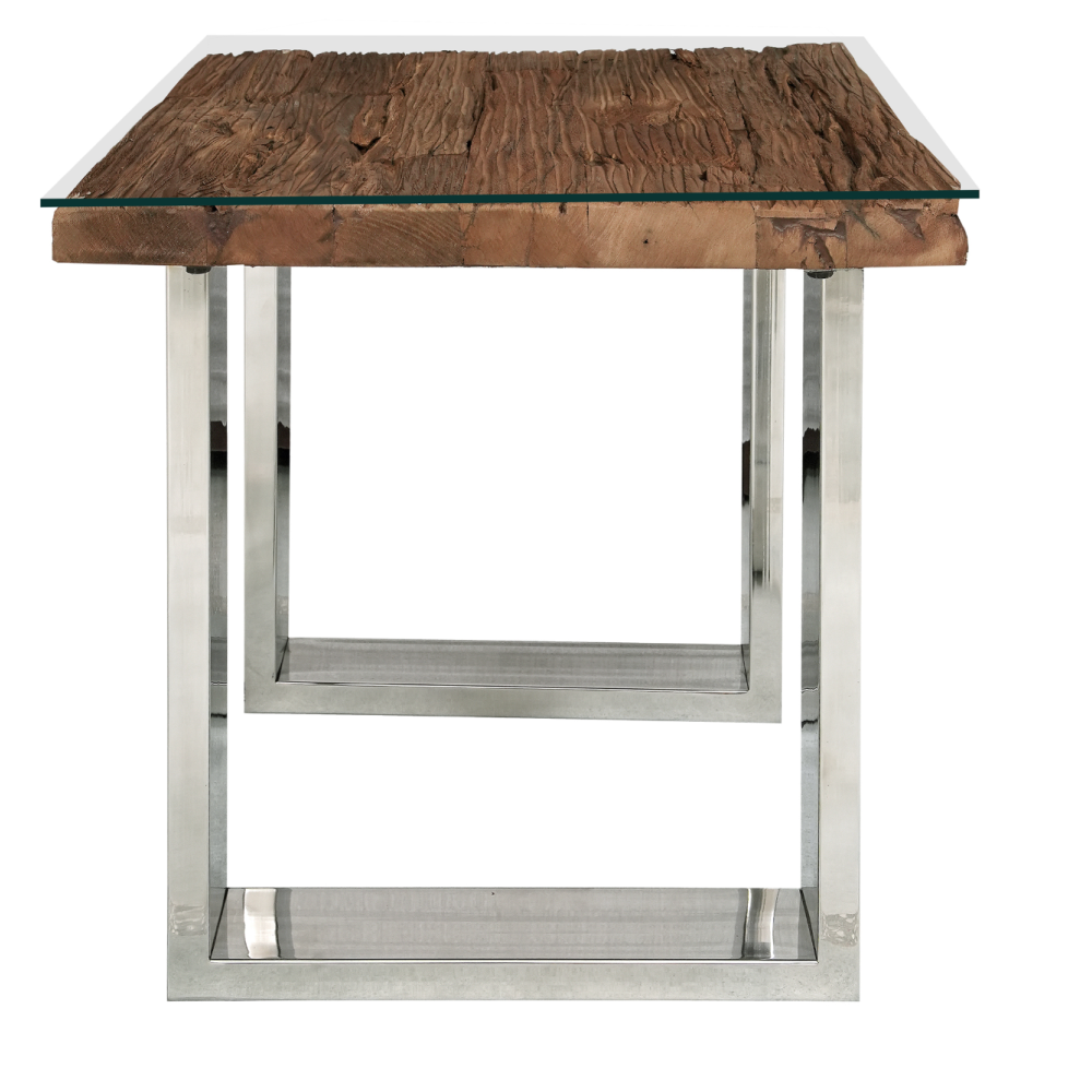 Railway Sleeper Lamp Table