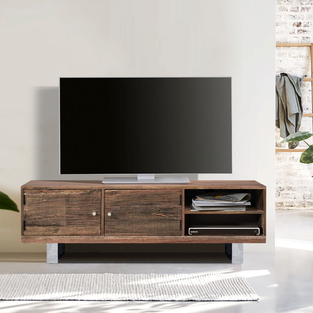 Railway Sleeper TV Unit for TVs up to 55"