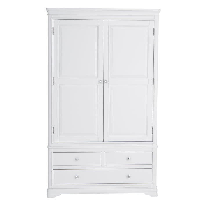 Dartmouth white Douible wardrobe with drawers