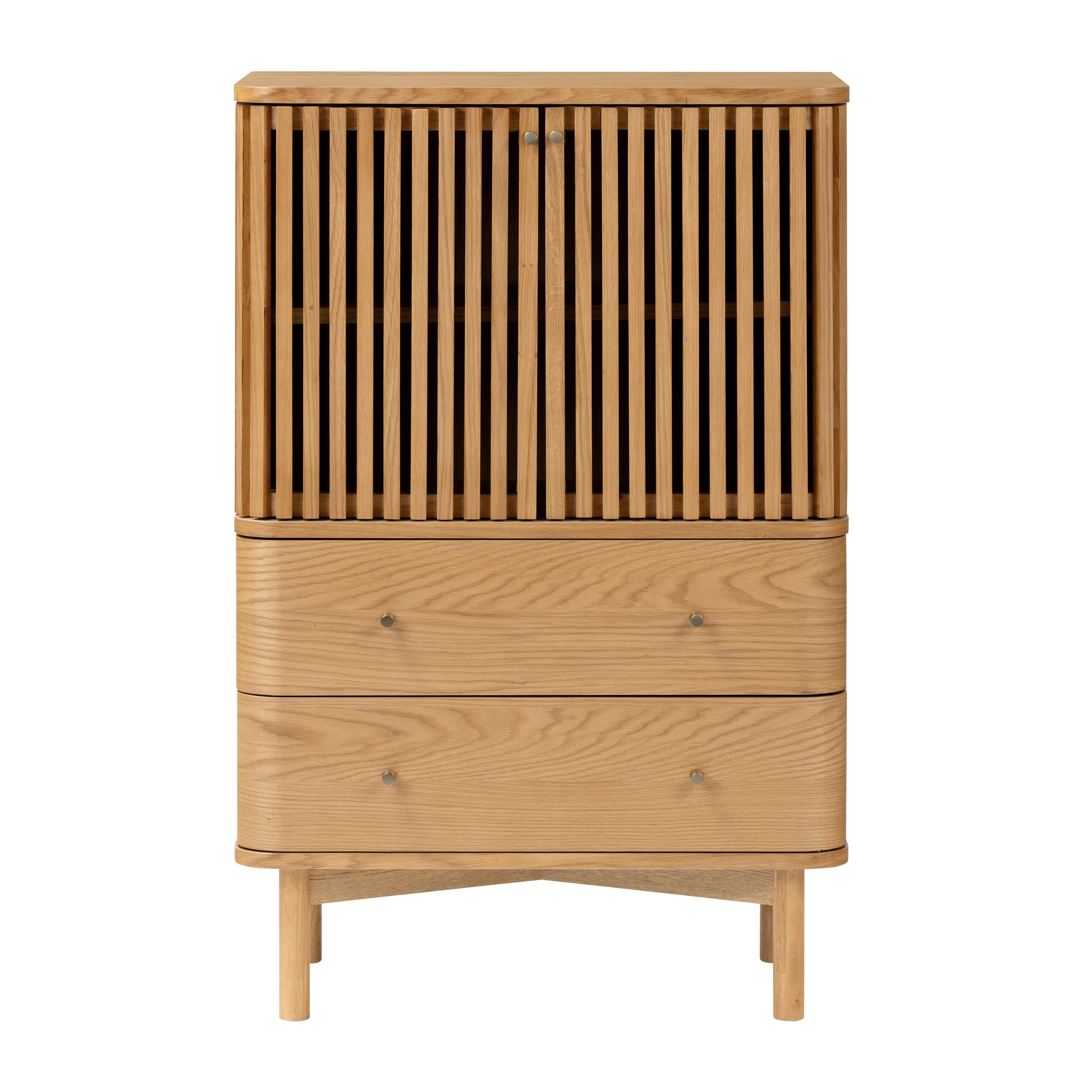 Soho Oak Shoe Cabinet
