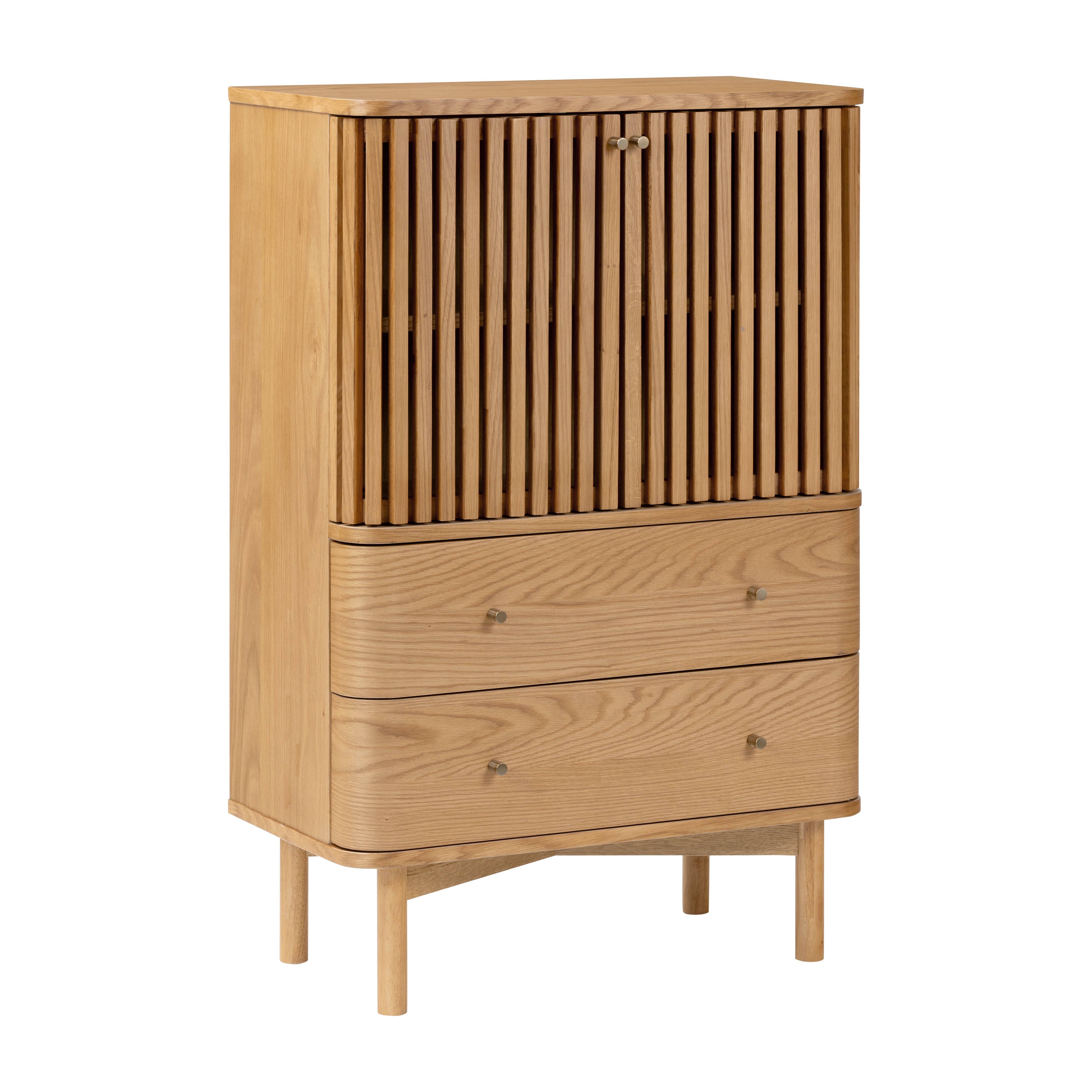 Soho Oak Shoe Cabinet