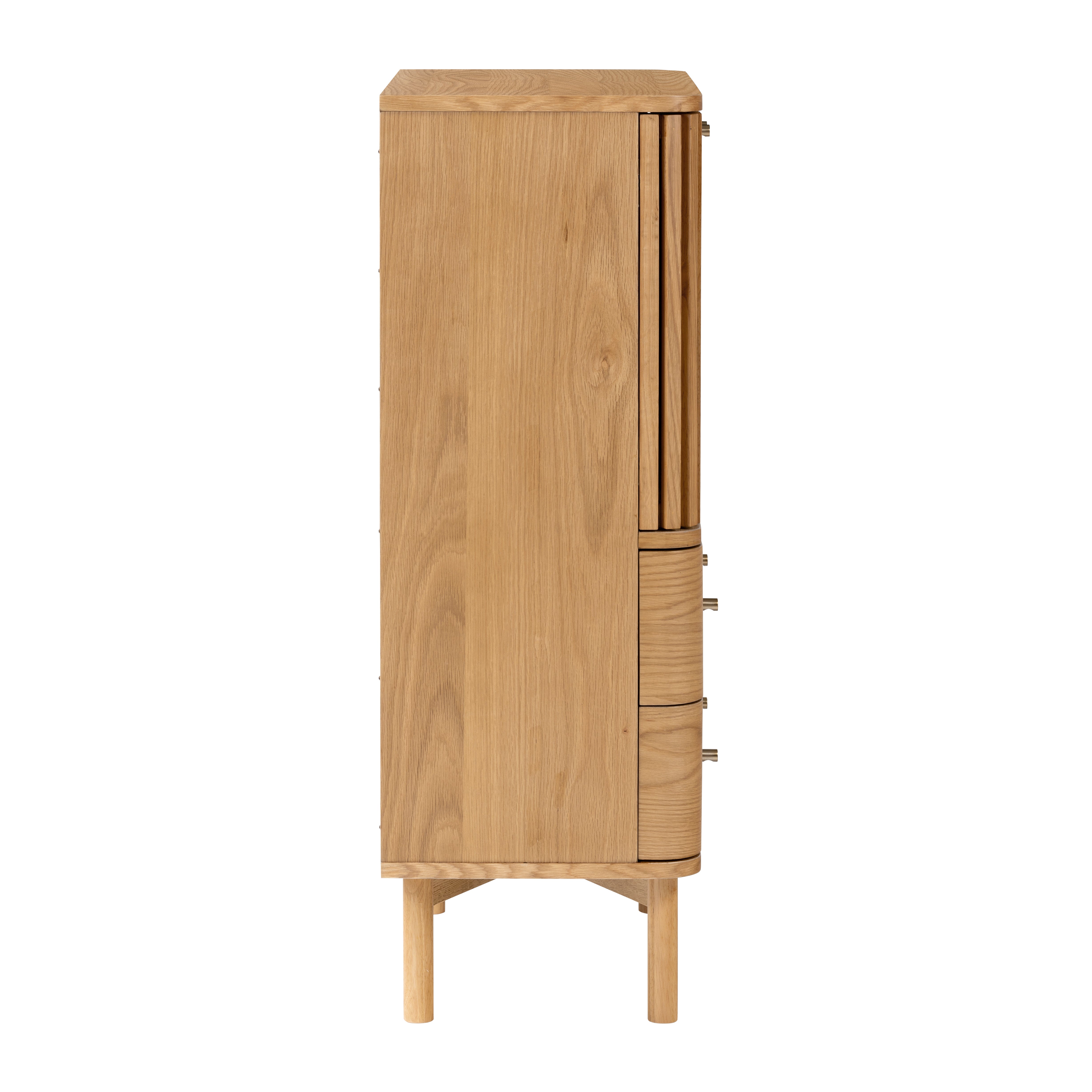 Soho Oak Shoe Cabinet