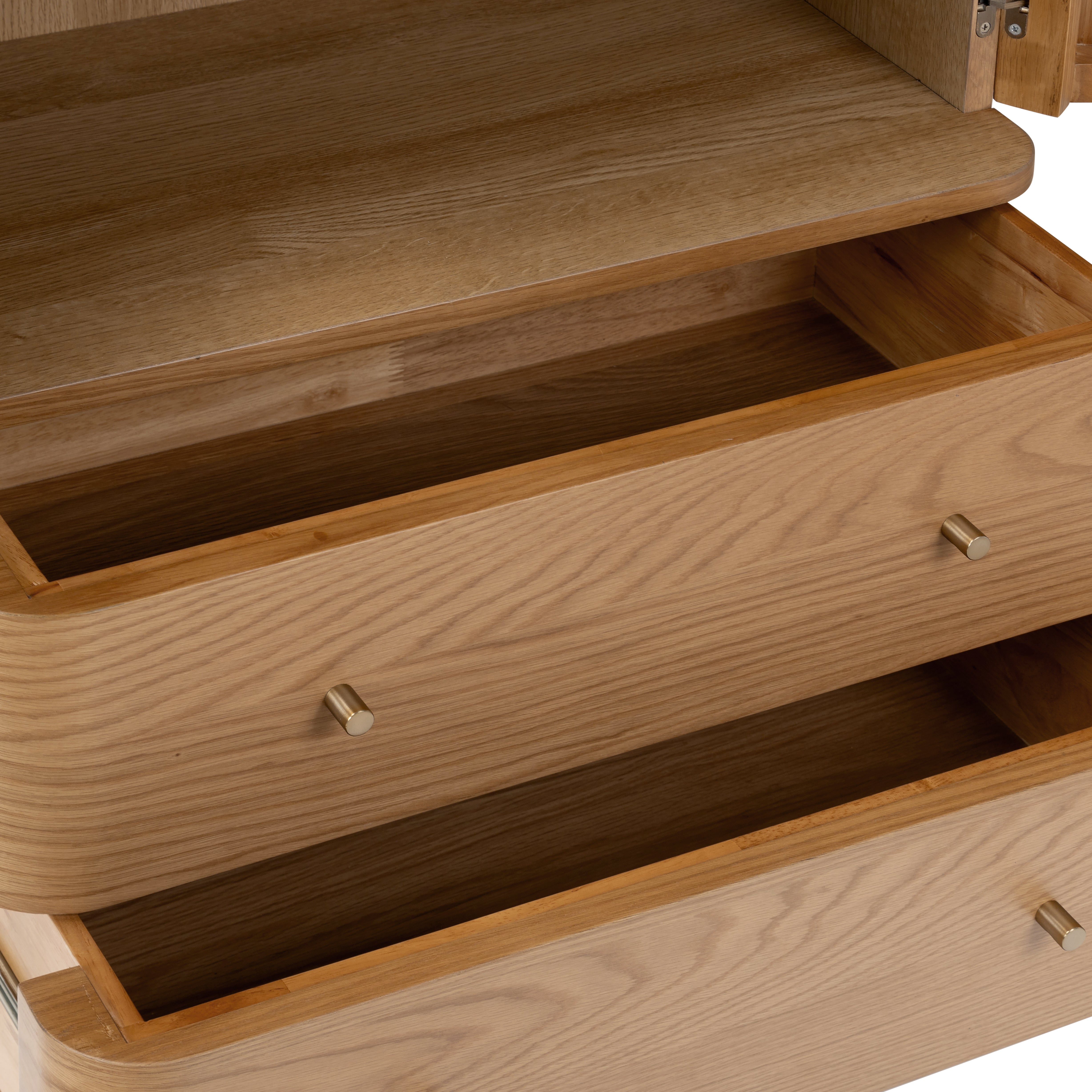 Soho Oak Shoe Cabinet