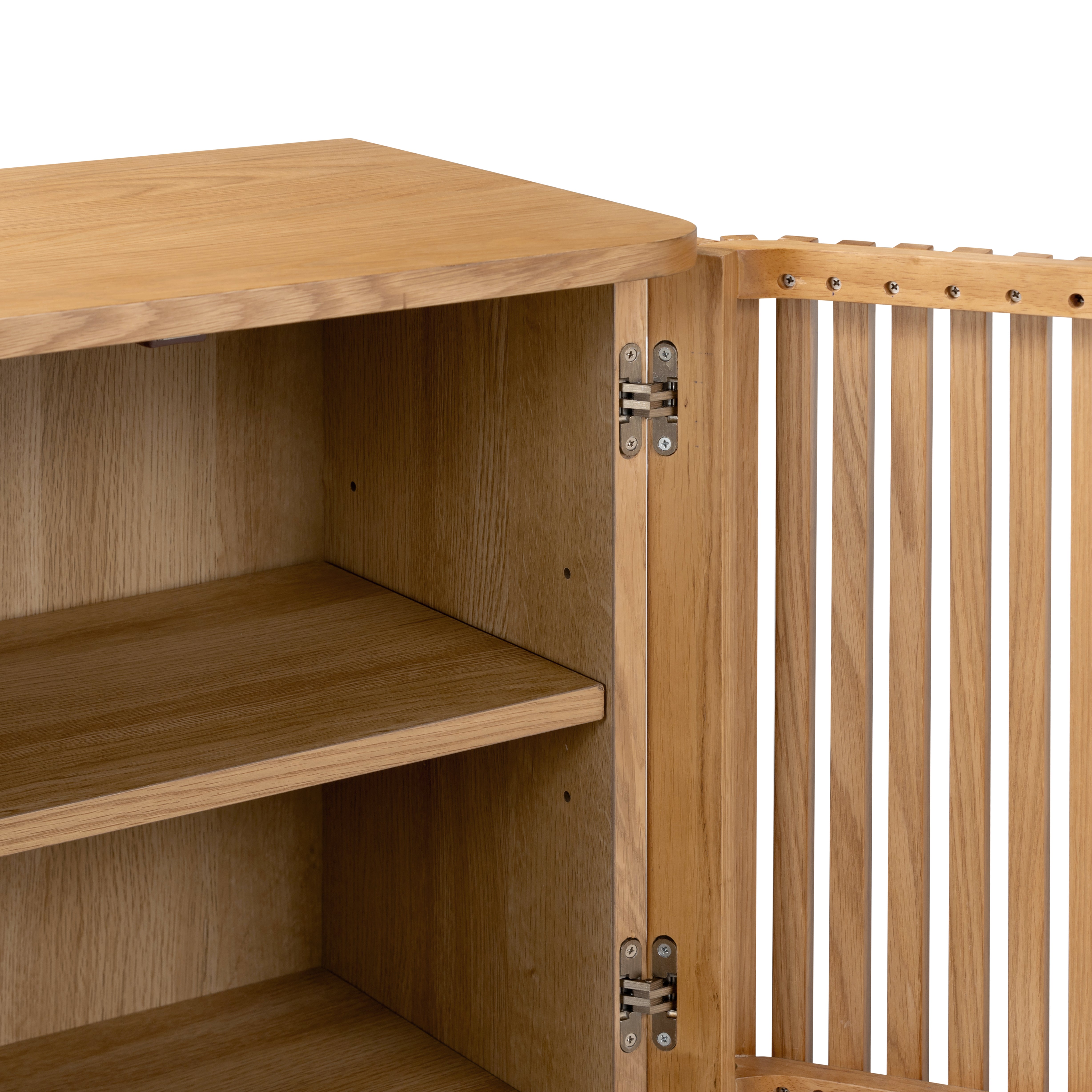 Soho Oak Shoe Cabinet